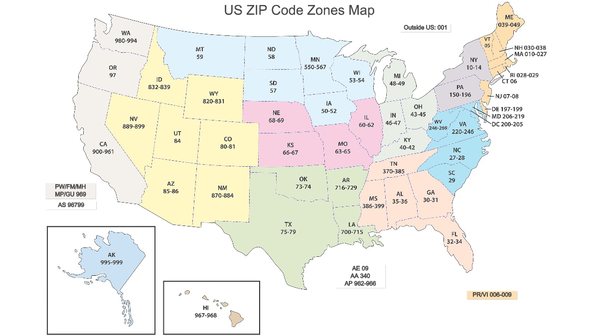 ZIP Codes 101 - What Is a ZIP Code & How to Find It